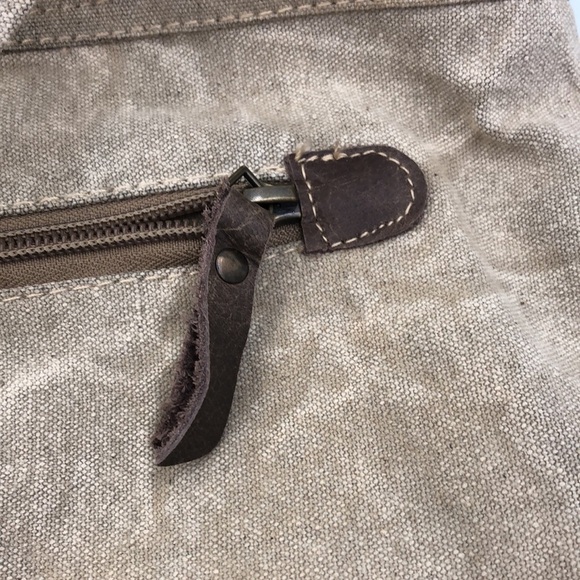 Travel Backpack Brown Dry Clean Only Denmark, Poland, Africa,U.S.A. - Picture 7 of 13